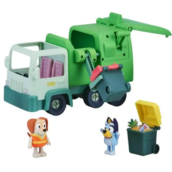 Bluey: Sada na hraní s popelářským autem s figurkami Bluey a Honey obrázek 2