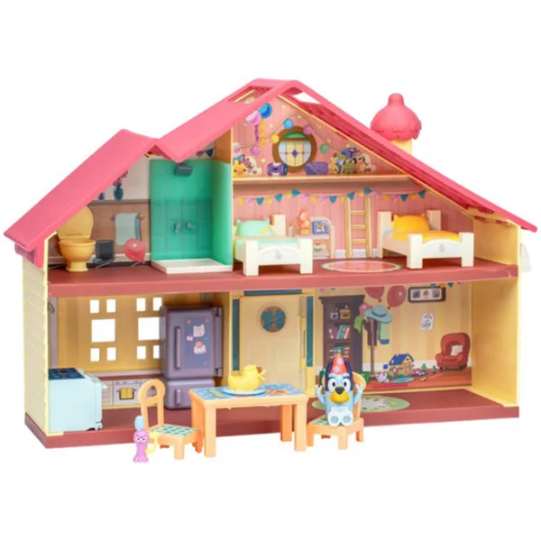 Bluey: Sváteční rodinný dům herní set s oslavující figurkou Bluey obrázek 6