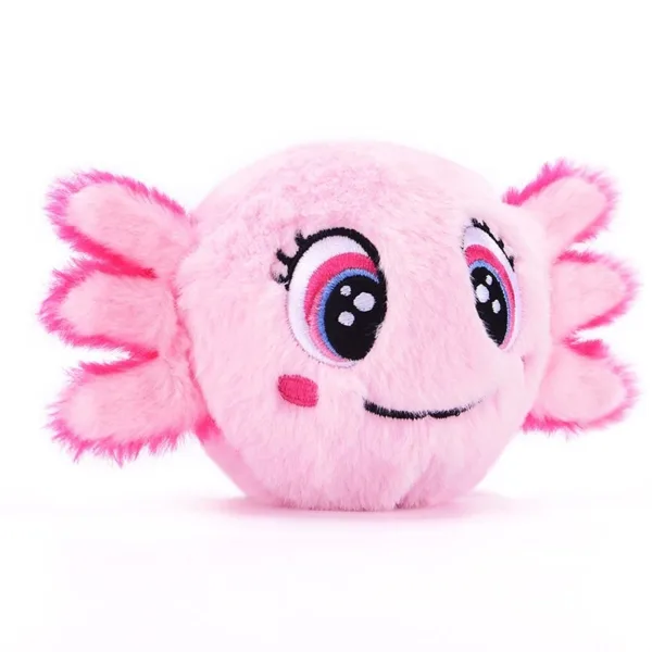 Bouncibles: Skákací plyšový míček - Bubbles, růžový axolotl obrázek 2