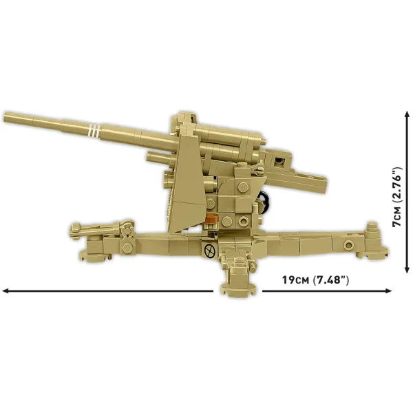 COBI: 2. světová válka 8,8 cm Flak 18 stavebnice (3141) obrázek 4