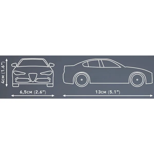 COBI: Alfa Romeo Giulia Quadrifoglio zelená stavebnice (24605) obrázek 3