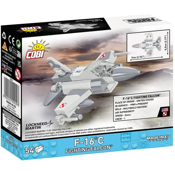 COBI: Armed Forces F-16C Fighting Falcon stavebnice (5929) obrázek 4