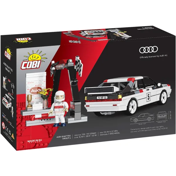 COBI: Audi Quattro Group 4 stavebnice automobilu (24666) obrázek 5