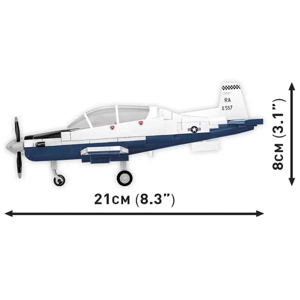COBI: Beechcraft T-6 Texan II modrý-bílý stavebnice (26624) obrázek 3