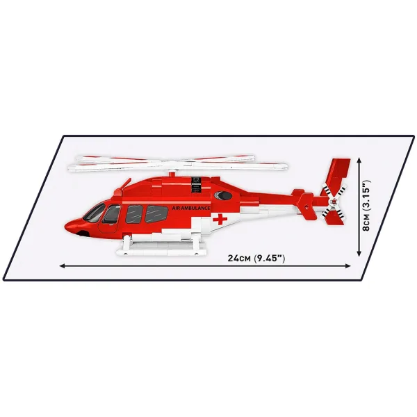 COBI: Bell 429 Letecký záchranný vrtulník stavebnice (26629) obrázek 4