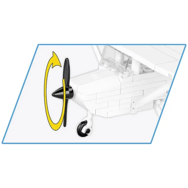 COBI: Cessna 172 Skyhawk bílá stavebnice (26620) obrázek 3