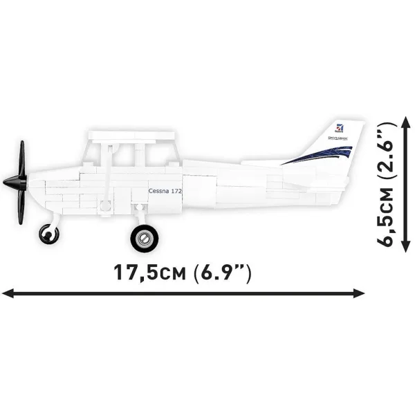 COBI: Cessna 172 Skyhawk bílá stavebnice (26620) obrázek 4