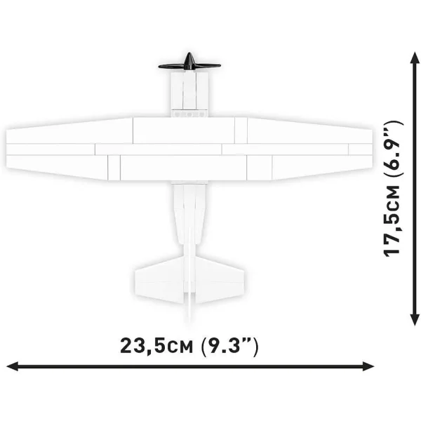 COBI: Cessna 172 Skyhawk bílá stavebnice (26620) obrázek 5