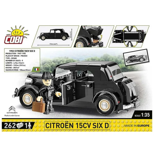 COBI: Citroën 15CV SIX D stavebnice automobilu (2267) obrázek 2