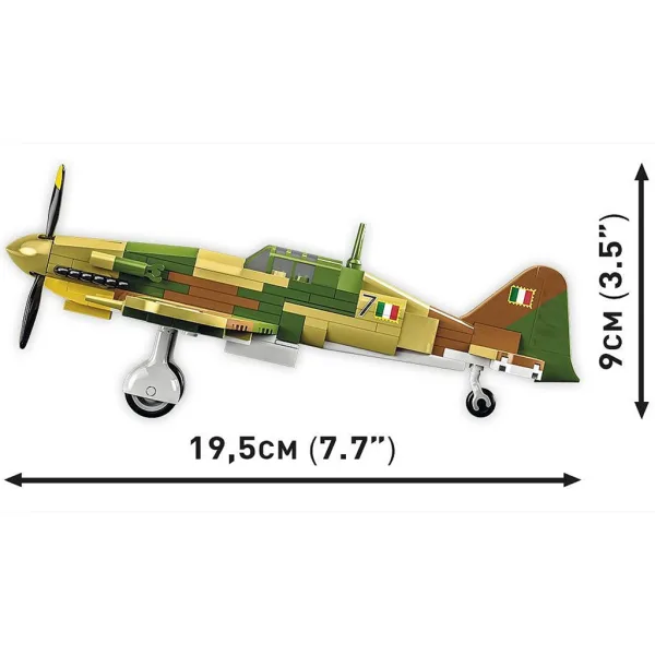 COBI: Fiat G.55 Centauro stavebnice letadla (5867) obrázek 4