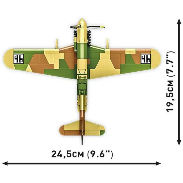 COBI: Fiat G.55 Centauro stavebnice letadla (5867) obrázek 5