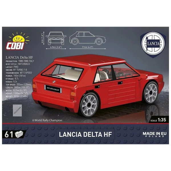 COBI: Lancia Delta HF stavebnice auta (24508) obrázek 2