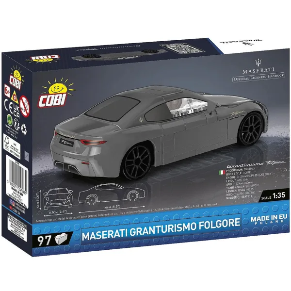 COBI: Maserati Granturismo Folgore stavebnice auta (24506) obrázek 3