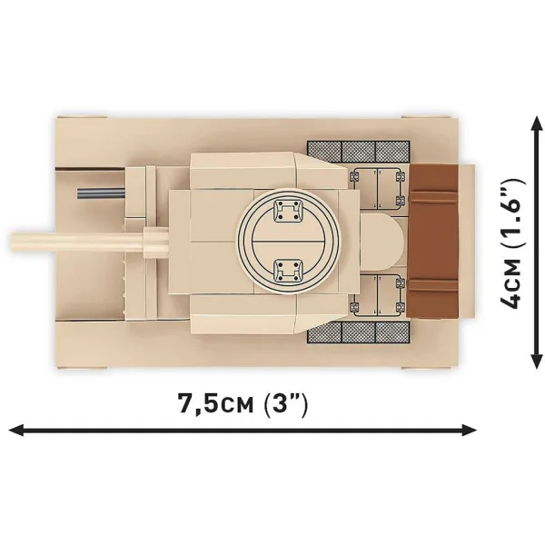 COBI: Německý tank Panzer III Ausf. L stavebnice (3090) obrázek 4