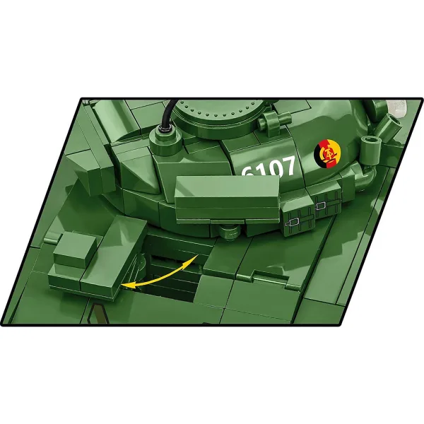 COBI: Ozbrojené síly T-72 (Východní Německo/Sovětský svaz) stavebnice tanku (2625) obrázek 4