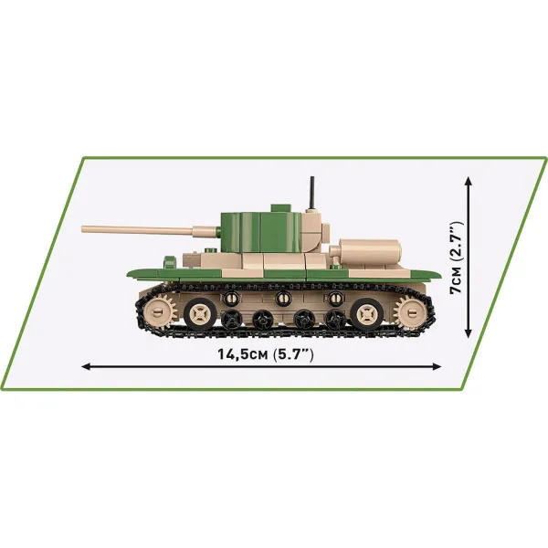 COBI: Panzer I, Renault R35 a Valentine IX – 3 v 1 stavebnice (2740) obrázek 5