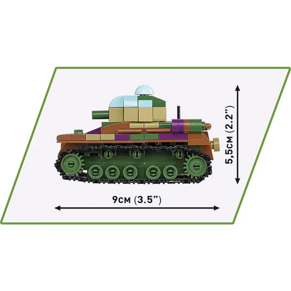 COBI: Panzer I, Renault R35 a Valentine IX – 3 v 1 stavebnice (2740) obrázek 6