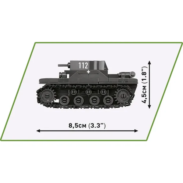 COBI: Panzer I, Renault R35 a Valentine IX – 3 v 1 stavebnice (2740) obrázek 7