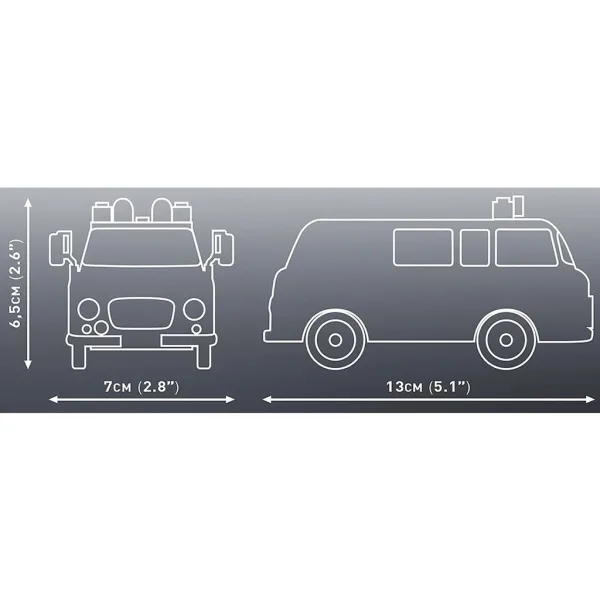 COBI: Policie mikrobus Barkas B1000 stavebnice (24596) obrázek 4