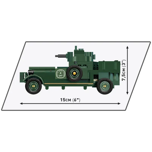 COBI: Rolls Royce obrněný vůz 1920 Pattern Mk I stavebnice (2988) obrázek 3