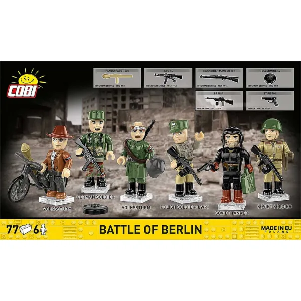 COBI: Sada figurek Bitva o Berlín (2064) obrázek 2