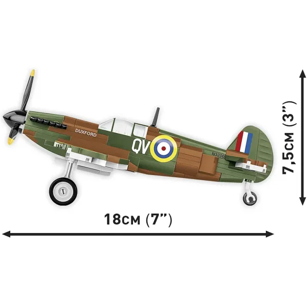 COBI: Spitfire Mk I N3200 Imperial War Museum Duxford stavebnice letadla (5868) obrázek 3