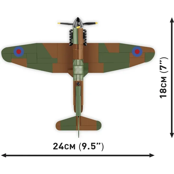 COBI: Spitfire Mk I N3200 Imperial War Museum Duxford stavebnice letadla (5868) obrázek 4