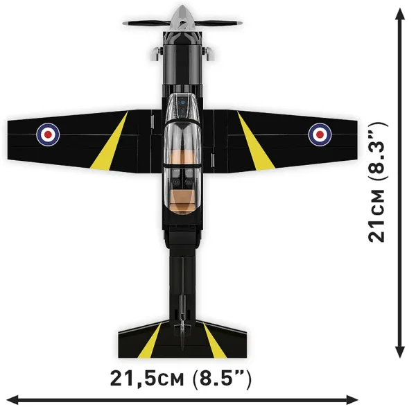 COBI: Stavebnice Beechcraft T-6 Texan II černá (26626) obrázek 4