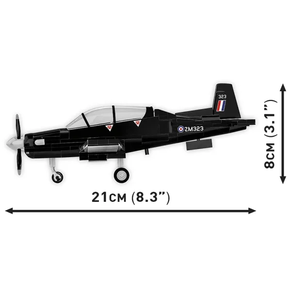 COBI: Stavebnice Beechcraft T-6 Texan II černá (26626) obrázek 5