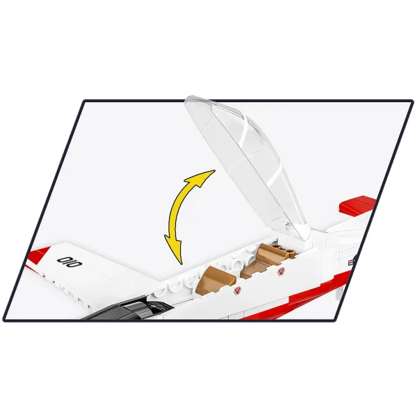 COBI: Stavebnice Beechcraft T-6 Texan II červeno-bílý (26625) obrázek 3