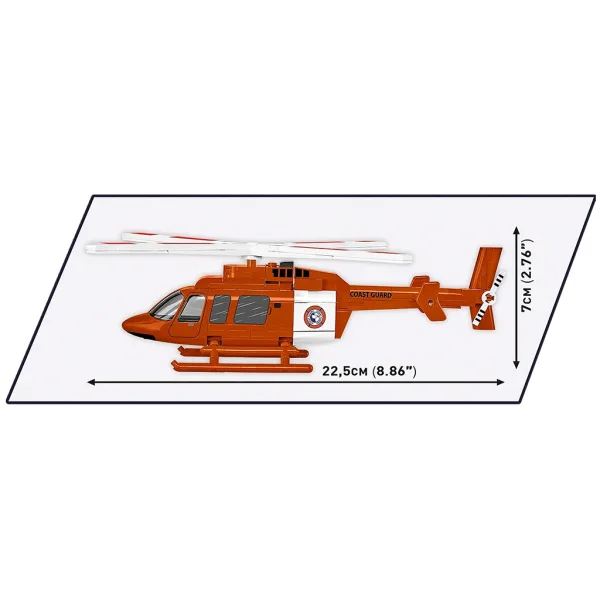 COBI: Stavebnice Bell 407 Pobřežní stráž (26627) obrázek 4