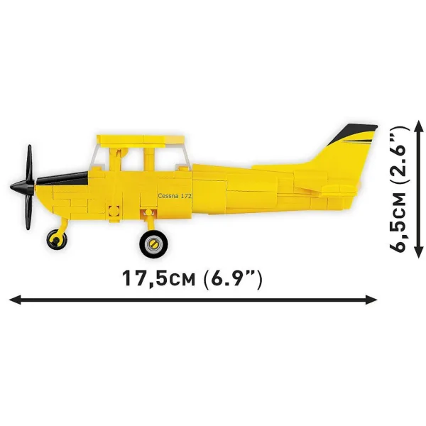 COBI: Stavebnice Cessna 172 Skyhawk žlutá (26621) obrázek 4