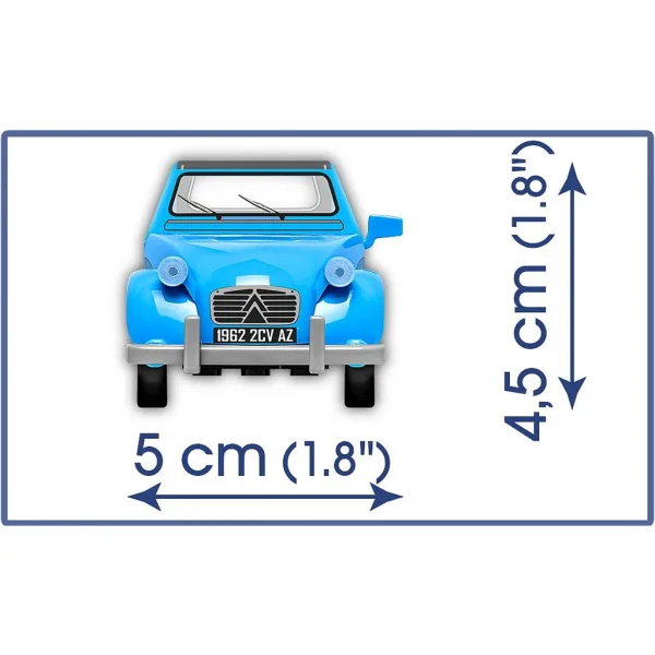 COBI: Stavebnice Citroën 2CV Type AZ (24511) obrázek 6
