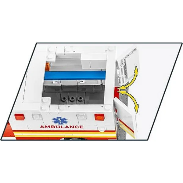 COBI: Stavebnice Dodge RAM 3500 sanitka (24609) obrázek 4