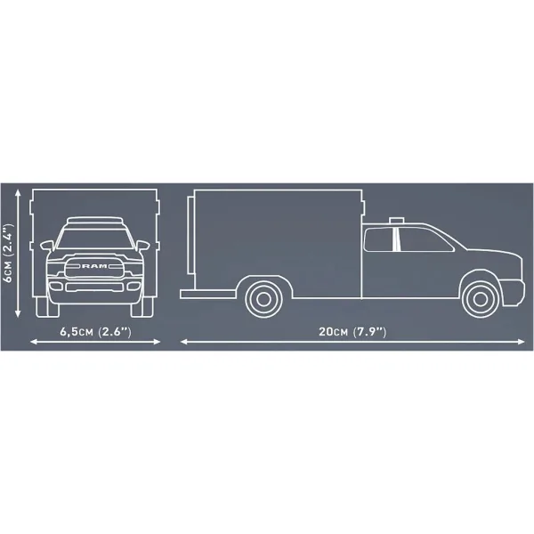 COBI: Stavebnice Dodge RAM 3500 sanitka (24609) obrázek 5