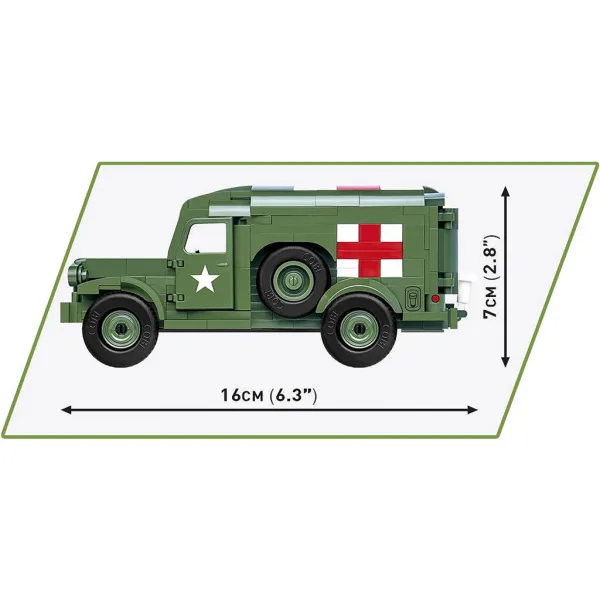 COBI: Stavebnice Dodge WC-54 Ambulance sanitka (2257) obrázek 3