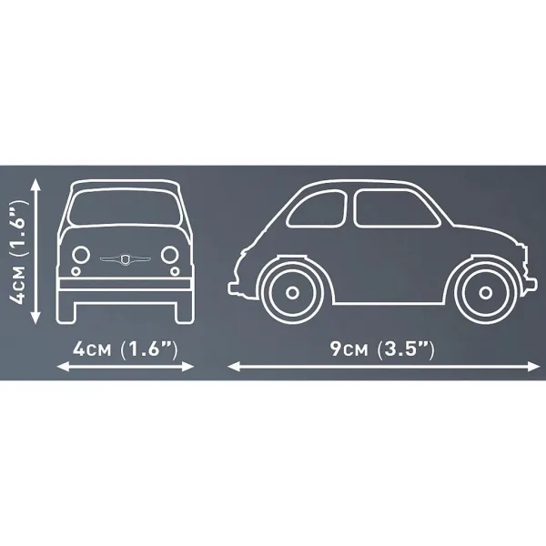 COBI: Stavebnice Fiat Abarth 595 (24514) obrázek 3