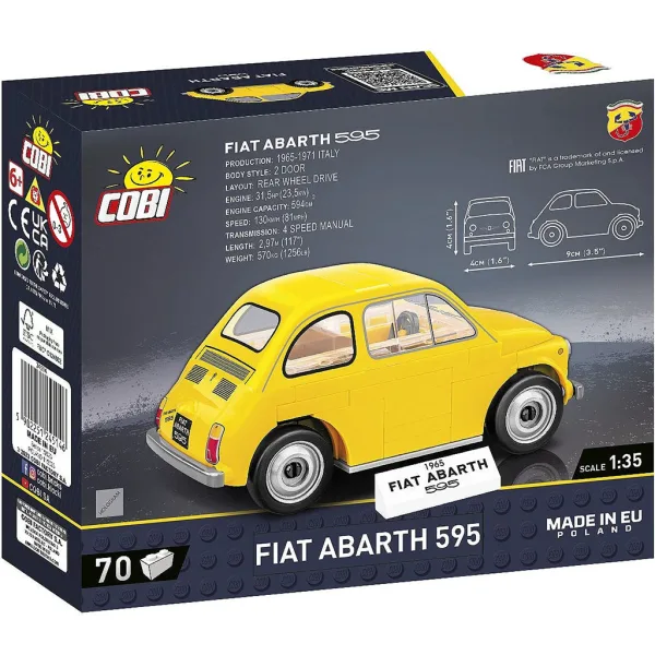 COBI: Stavebnice Fiat Abarth 595 (24514) obrázek 4
