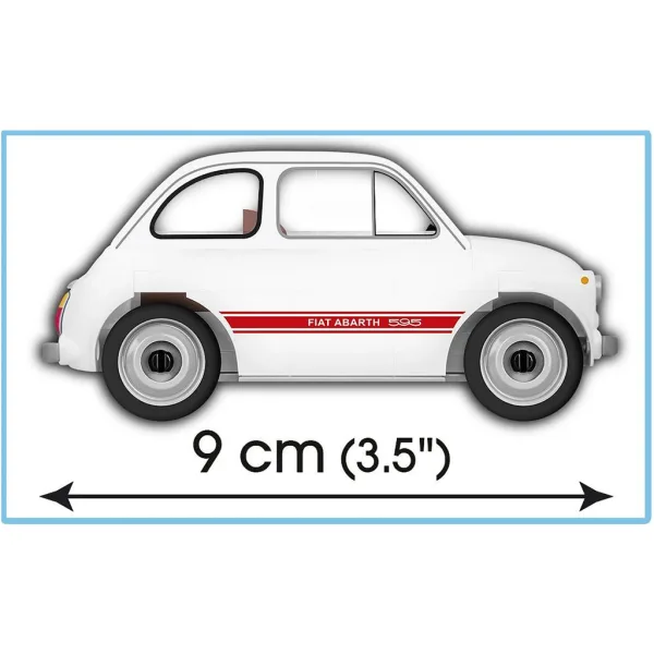 COBI: Stavebnice Fiat Abarth 595 (24524) obrázek 4