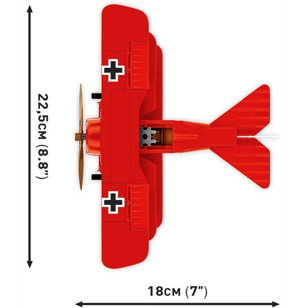 COBI: Stavebnice Fokker Dr. I „Rudý baron” (2996) obrázek 3