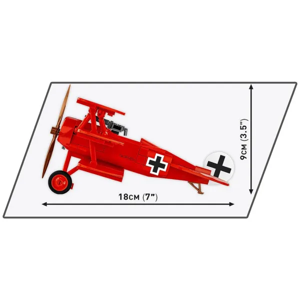 COBI: Stavebnice Fokker Dr. I „Rudý baron” (2996) obrázek 4