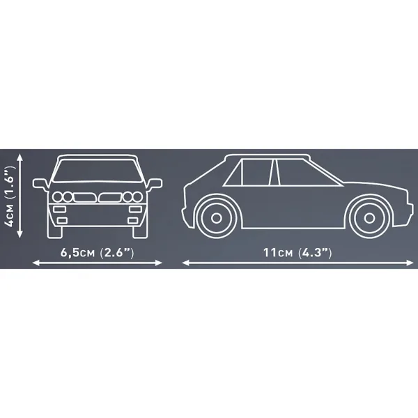 COBI: Stavebnice Lancia Delta HF Integrale EVO (24515) obrázek 3