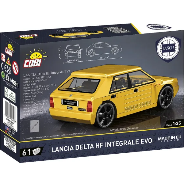 COBI: Stavebnice Lancia Delta HF Integrale EVO (24515) obrázek 4