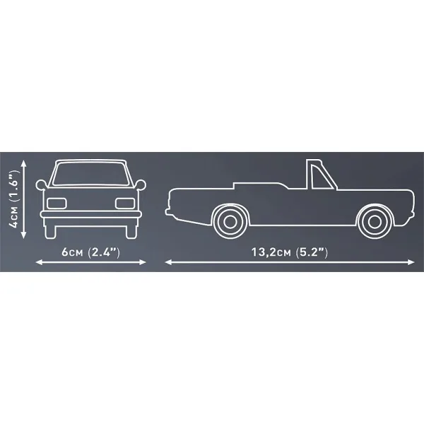 COBI: Stavebnice Opel Rekord C 1700 L kabriolet (24599) obrázek 4