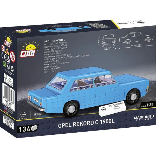 COBI: Stavebnice Opel Rekord C 1900 L (24598) obrázek 3