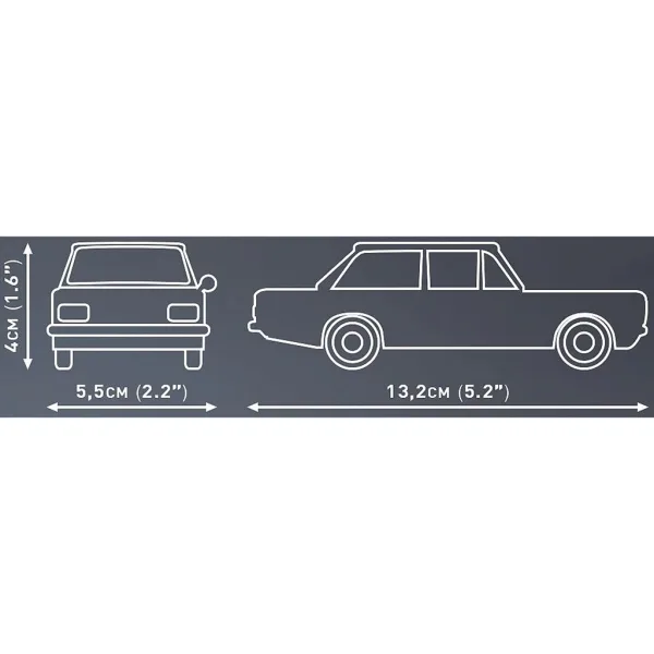 COBI: Stavebnice Opel Rekord C 1900 L (24598) obrázek 4