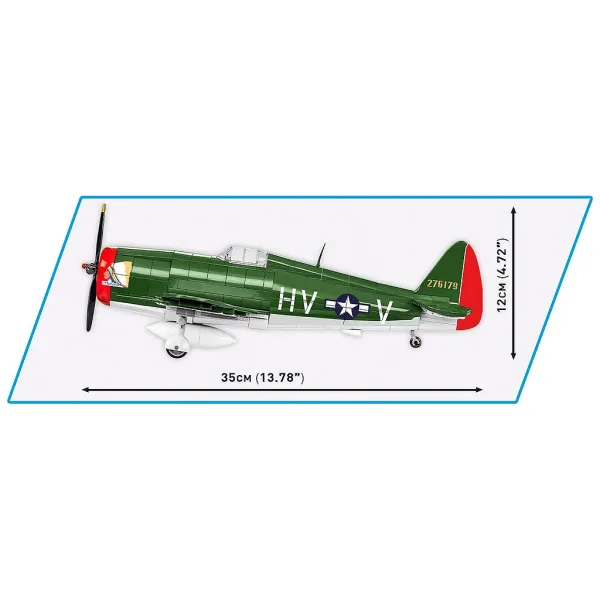 COBI: Stavebnice P-47 Thunderbolt z 2. světové války (5737) obrázek 4