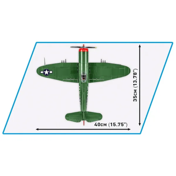COBI: Stavebnice P-47 Thunderbolt z 2. světové války (5737) obrázek 5