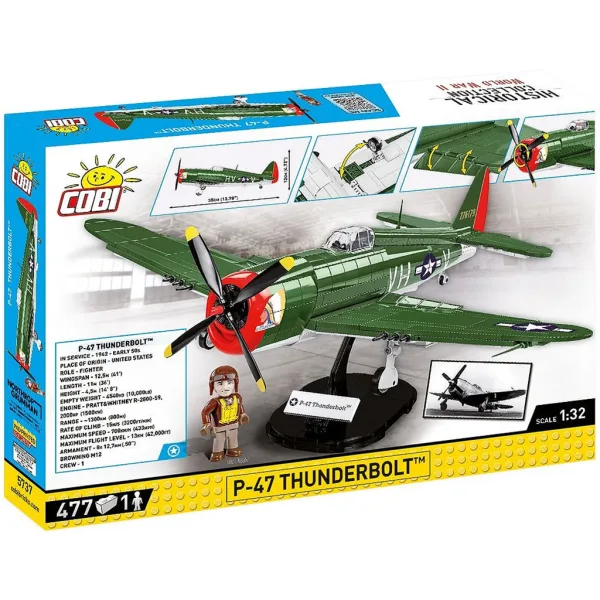 COBI: Stavebnice P-47 Thunderbolt z 2. světové války (5737) obrázek 6