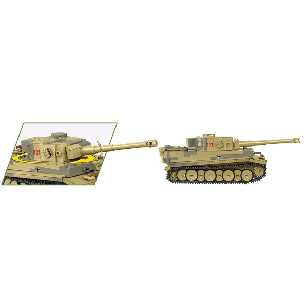 COBI: Stavebnice Panzer VI Tiger I „131” (2734) obrázek 4